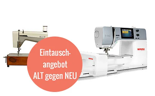 Eintauschangebot Ihrer Nähmaschine